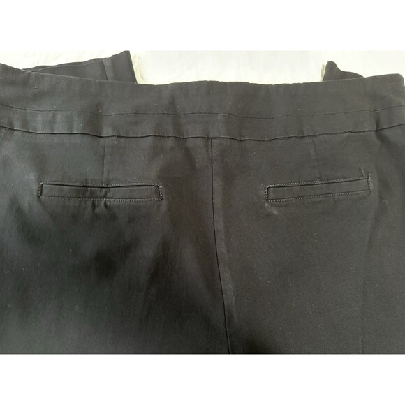 Zac & Rachel Woman Black Capri Pants Plus Size 18W Pull-On Stretch Waist Rayon - Picture 8 of 10